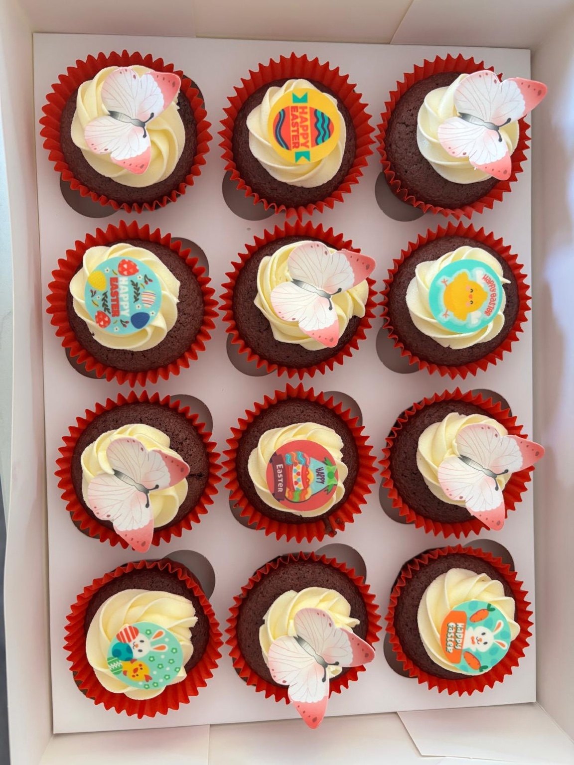 Easter cupcakes by SDL Catering